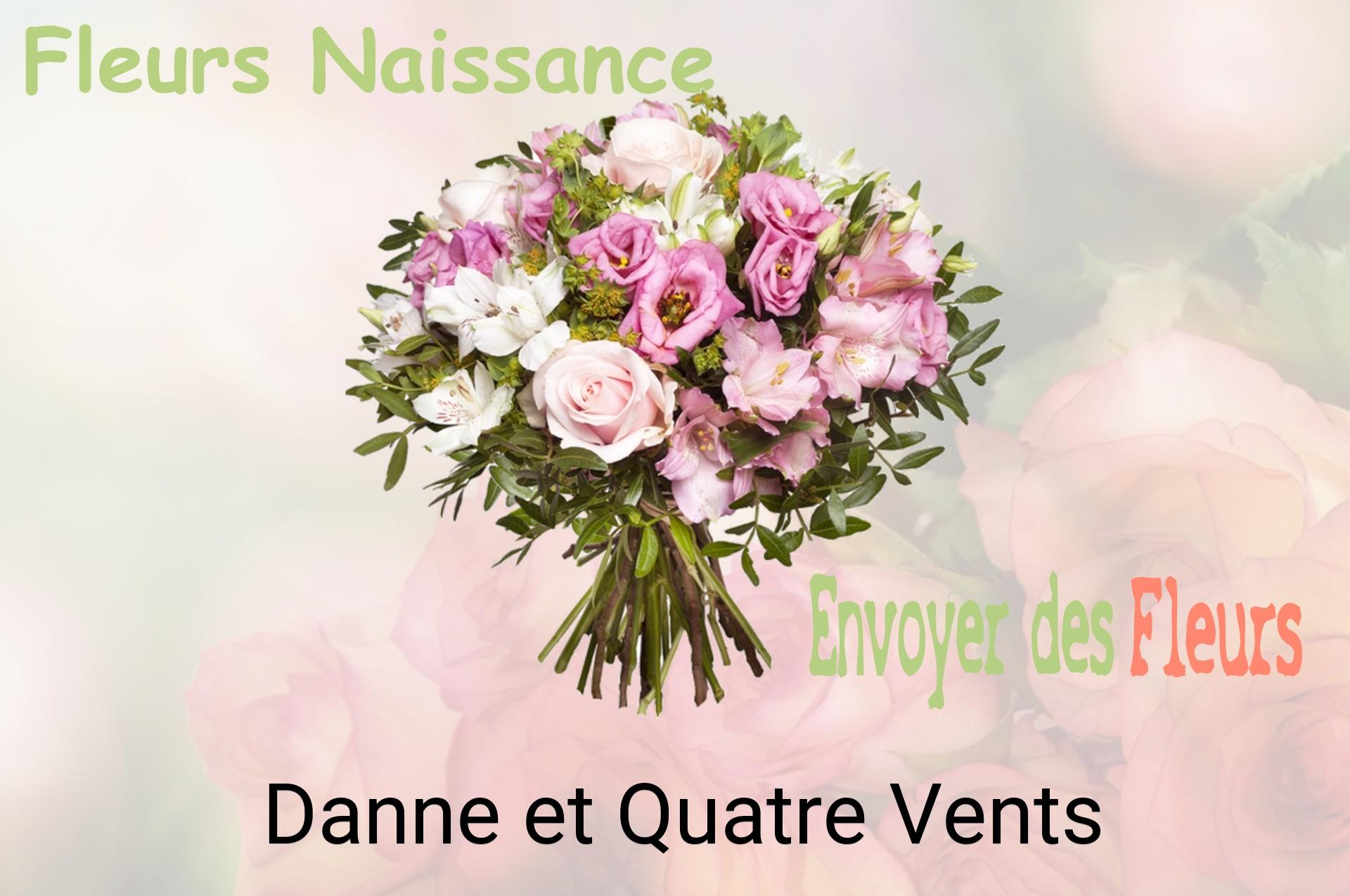 Bouquet de fleurs de naissance livré à Danne-et-Quatre-Vents